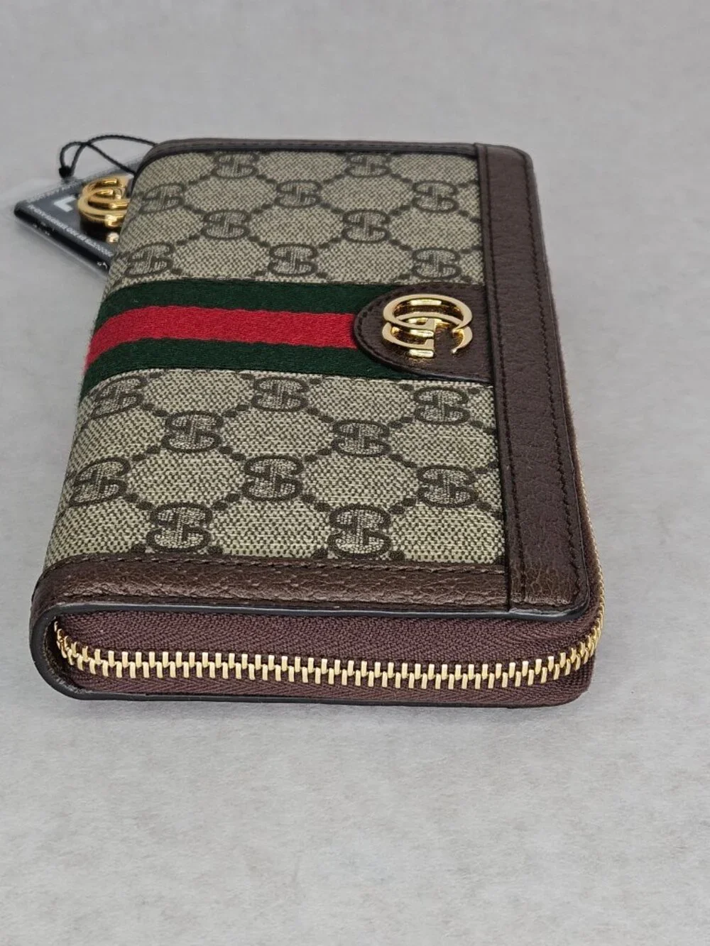 Gucci GG Supreme Canvas Ophidia Long Wallet Zippy Organizer - Picture 3 of 13